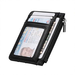 TILONSTAR TWM140 Men's <b>Wallet</b> Thin Rfid Blocking Slim Minimalist Leather <b>Wallet</b> Card <b>Holder</b> for Air Tag - Product Image 2
