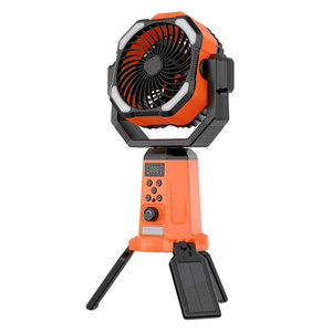 20000mAh Battery Solar <b>Camping</b> Fan Portable With Comping Outdoor <b>Table</b> Colder Air Colling High-capacity Battery 40000mah Ensures - Product Image 4