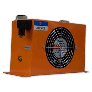 Radiateur en alliage d'aluminium AH0608, refroidisseur d'huile hydraulique, échangeur de chaleur refroidi par air - État neuf avec composants de noyau de plaques - Product Image 5