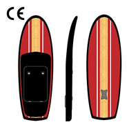 Planche de Surf électrique certifié CE, en aluminium entièrement en carbone, avec batterie et moteur à jet d'huile électrique