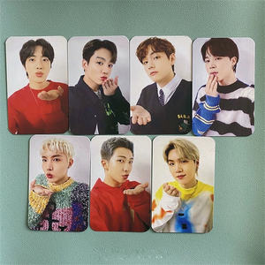 7 unids/set Kpop Idols <span class=keywords><strong>JungKook</strong></span> V Jimin álbum de láser tarjetas pequeñas impresión HD LOMO tarjetas Suga RM Jin Fans colección de regalos - Product Image 1