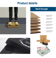 Caja de envío de correo de avión impreso personalizado con muestra gratis, caja de avión de papel de embalaje de cartón corrugado de nuevo diseño