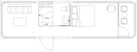 Cabine mobile intelligente préfabriquée modulaire de luxe de conception moderne, capsule amovible, appartement, chambre à coucher extérieure
