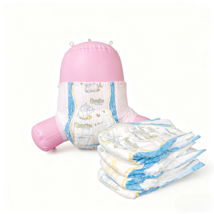 Couches pour bébé ultra-absorbantes avec noyau anti-humidité, anti-fuites et fines pour un port confortable - Product Image 1