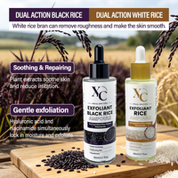 Sérum Ampoule au Riz Noir Prix Usine – Élimine les Peaux Mortes, Atténue les Taches Brunes, Éclaircissant, Exfoliant Visage, Soin de la Peau du Visage