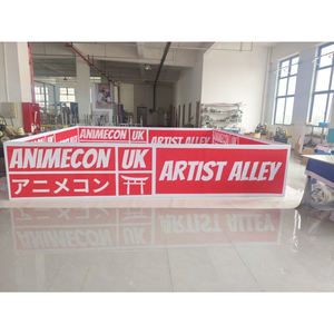 Diseño personalizado cuadrado aluminio tensión tela funda de almohada promoción publicidad exposición feria stand colgante techo Banner - Product Image 6