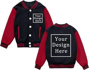 Chaqueta Bomber Personalizada con Logotipo, Estilo Universitario, para Invierno, Uniforme de Béisbol, para Equipos Escolares, Unisex, con Parches - Product Image 1