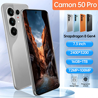 Camon 50 Pro, Teléfono Móvil Original Desbloqueado, 7.3 Pulgadas, 16GB+1TB, Deca Core, GPS, Navegación, WiFi, Reconocimiento Facial, Smartphone 5G