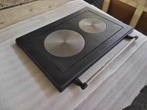 פלטת בישול מברזל יצוק מודרנית T201 עם שני מבערים לסלון וילה - Product Image 4