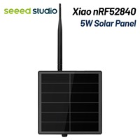 Sistem Panel Surya D5L-S1 5w Terintegrasi dengan Modul LoRa Seeedstudio Xiao nRF52840+SX1262 Kompatibel dengan Meshcore Meshtastic
