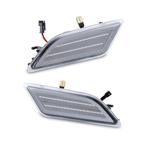 Rõ ràng ống kính phía trước Fender dẫn bên đánh dấu đèn cho Mercedes C-Class w204 C250 C300 C350 C63 Amg bên Bumper đánh dấu đèn - Product Image 6