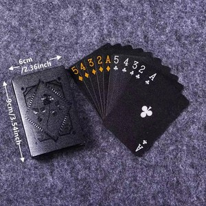 Color Black Gold <b>Playing</b> <b>Card</b> Game <b>Card</b> Group Waterproof Poker Suit Magic Dmagic Package Board Game Gift Collection - Product Image 4