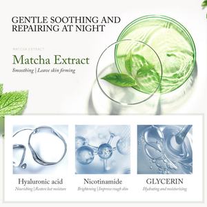 LAIKOU 3g Mascarilla Facial Nocturna de Matcha, Hidratante e Iluminadora, Marca Privada para el Cuidado de la Piel - Product Image 3