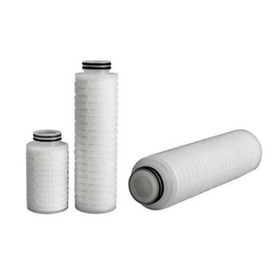 Filtre PES de sécurité 4mm 0.22 Cartouche plissée PES double couche longue durée 69mm pour la filtration d'eau purifiée - Product Image 5