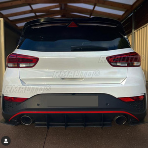 ชุดแต่งกันชนหลัง สำหรับ Kia Hyundai I30N MK3.5 Hatchback ปี 2020+  ดิฟฟิวเซอร์กันชนหลัง สปลิตเตอร์กันชนหลัง  ลิปป้องกันกันชนหลัง อุปกรณ์ตกแต่งรถยนต์ - Product Image 3