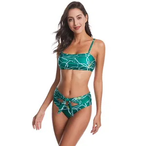 OEM Custom High Waist Bikini Sets Luxury Designer Beach Wear for Women Famous Brands Bathing Suits for Beach Pool Swimming