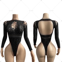 Vêtements de danse exotiques en résille avec strass, tenues de strip-teaseuse, tenues de danseuse, vente directe d'usine ELITES