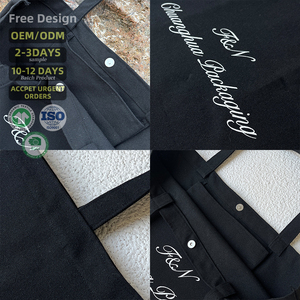 Sac fourre-tout en toile de coton personnalisé avec fermeture éclair et poche, sac fourre-tout à bandoulière, sac fourre-tout à lettres, sac de shopping - Product Image 3