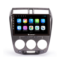 Pemutar CD mobil android, perangkat Headunit 2 Din octa-core Quad mobil untuk Honda city 2006-2014 MT 10 inci radio