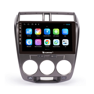 Cho <span class=keywords><strong>Honda</strong></span> thành phố 2006-2014 MT 10 inch headunit thiết bị đôi 2 DIN Octa-core Quad Car Stereo <span class=keywords><strong>CD</strong></span> máy nghe nhạc Android xe đài phát thanh - Product Image 2