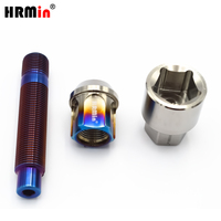Kit de goujons de roue en titane HRMin M12*1.5mm Gr.5 Ti-6Al-4V avec écrou de roue en titane pour voiture de course BMW