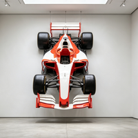 Sculpture de modèle de Formule 1 à grande échelle, voiture de course grandeur nature pour exposition en centre commercial ou salle d'exposition