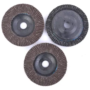 Small cover 100*16 911 calcined black sand plastic cover 100 blade polishing wheel flat emery cloth wheel