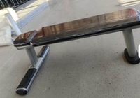 Banc plat robuste SK Commercial, 3,0 mm, acier Q235, banc d'haltères professionnel pour la musculation, pour club de fitness commercial
