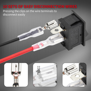 KCD1-101Mini Rocker chuyển đổi thuyền SPST trên Off Đen Nhà ở 2 Pin Rocker chuyển đổi với hàn thiết bị đầu cuối cho Xe thuyền Marine tự động - Product Image 6