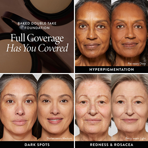 Fond de Teint <span class=keywords><strong>Poudre</strong></span> Minérale Waterproof <span class=keywords><strong>Double</strong></span> Action Hydratant - Teinte Claire - Couvrance Modulable Moyenne à Forte - Fini <span class=keywords><strong>Mat</strong></span> - Product Image 4