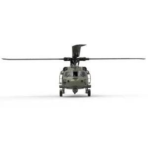 Helicóptero RC F09 UH60 BLACKHAWK 2.4GHz 6CH 3D 6G, Sistema de Doble Motor sin Escobillas de Accionamiento Directo, Escala 1/47, Modelo sin Flybar - Product Image 2