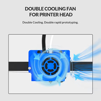 Imprimante 3D Tronxy XY-3 SE haute précision, format de bureau, grande taille, double ventilateur de refroidissement pour la maison, les étudiants et les projets DIY
