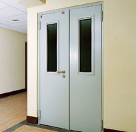 Portes coupe-feu creuses certifiées personnalisées, résistance au feu 30, 45, 90 minutes, pour Airbnb, villas, hôpitaux - Direct Usine