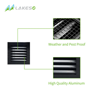 <span class=keywords><strong>Grille</strong></span> de ventilation fixe en aluminium Lakeso pour clôture et cheminée, en vente - Product Image 4