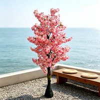 Nouvelles décorations de fête au design moderne, arbre artificiel à fleurs de cerisier, fleurs artificielles, décorations de mariage, arrangement de fleurs artificielles