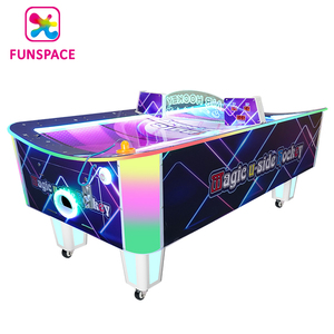 Funspace Machine à grue à monnayeur, <span class=keywords><strong>jeu</strong></span> <span class=keywords><strong>de</strong></span> hockey incurvé avec structure métallique, garantie 1 an pour utilisation en arcade - Product Image 1