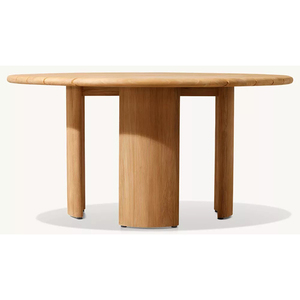 Mesa Redonda de Madera de Teca de Diseño Moderno y Alta Calidad para Patio Exterior, Jardín, Precio de Fábrica, Muebles de Madera - Product Image 5