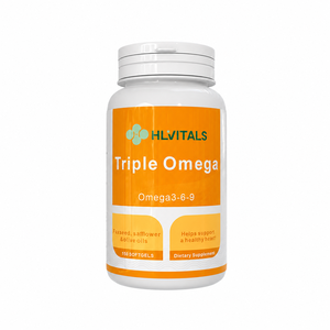 Capsules molles d'huile de poisson Oméga 3 EPA DHA rapport 80/10 3000mg Triple Oméga 3-6-9 90 unités Complément alimentaire pour adultes Capsules molles OEM - Product Image 1