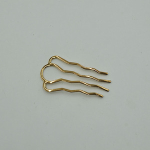 Épingles à cheveux de style antique en cuivre pur plaqué or et argent, à quatre branches, pour usage quotidien - Product Image 4