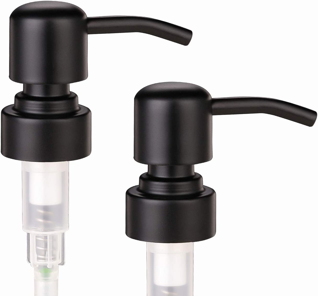 480ml clear glass Bottles with Stainless Steel Pump Glass Soap Dispenser