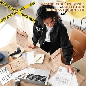 Buste in Carta Kraft Personalizzabili con Adesivi Autosigillanti, Forniture per Scena <span class=keywords><strong>del</strong></span> <span class=keywords><strong>Crimine</strong></span>, Ricevute, Oggetti di Scena, Buste Personalizzate - Product Image 3