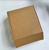 Boîte d'emballage personnalisée à fermeture éclair détachable pour coton-tiges, en carton ondulé kraft recyclé, gaufrage, cadeau artisanal