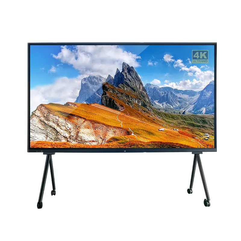 Pabrik Grosir Televisi 4K Smart Tv 100 Inci Android 11.0 Fitur Interaktif Layar Tv Besar 110 Inci Tv Murah 85 Inci