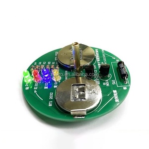 Kit de Práctica de Soldadura con LED Giratorio de Escritorio y Luces de Colores Intermitentes, Divertido Proyecto de Soldadura Electrónica DIY - Product Image 3