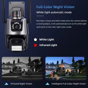Yoosee V380 8MP 4K PTZ Outdoor WiFi Home <b>Security</b> Camera with Dual Lens Auto Tracking Surveillance CCTV Wifi Baby Monitor Camera - Product Image 2