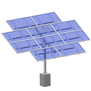 ระบบติดตั้งแผงโซลาร์เซลล์แบบเสาเดี่ยว เหล็กชุบสังกะสีแบบจุ่มร้อน สำหรับโครงการโซลาร์เซลล์บนพื้นดิน รับผลิตแบบ OEM ODM |   อาร์ตไซน์ - Product Image 1