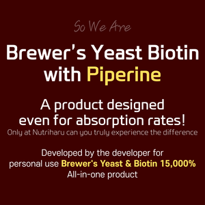 Complément alimentaire Premium à base de levure de bière et de biotine 10000 pour la croissance des cheveux, la force des ongles, l'éclat de la peau et le soin du cuir chevelu - Product Image 5