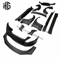 Kit carrosserie en fibre de carbone style LB pour Maserati GT : Lame de pare-chocs avant, ailes, jupes latérales, extensions d'ailes, spoiler arrière, kit carrosserie personnalisé