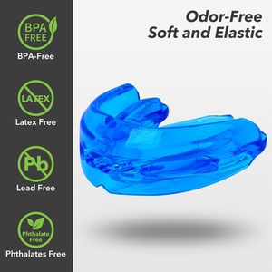 Paradenti sportivi Premium per giovani e adulti con doppio bretelle morbide senza necessità di ebollizione - Product Image 6