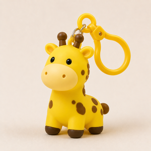 Factory Made Custom <b>Plastic</b> Animal Keychain Cartoon Figure <b>Key</b> <b>Rings</b> <b>Plastic</b> Toy Vietnam Backpack Pendant Decoration Kids Gift - Product Image 5